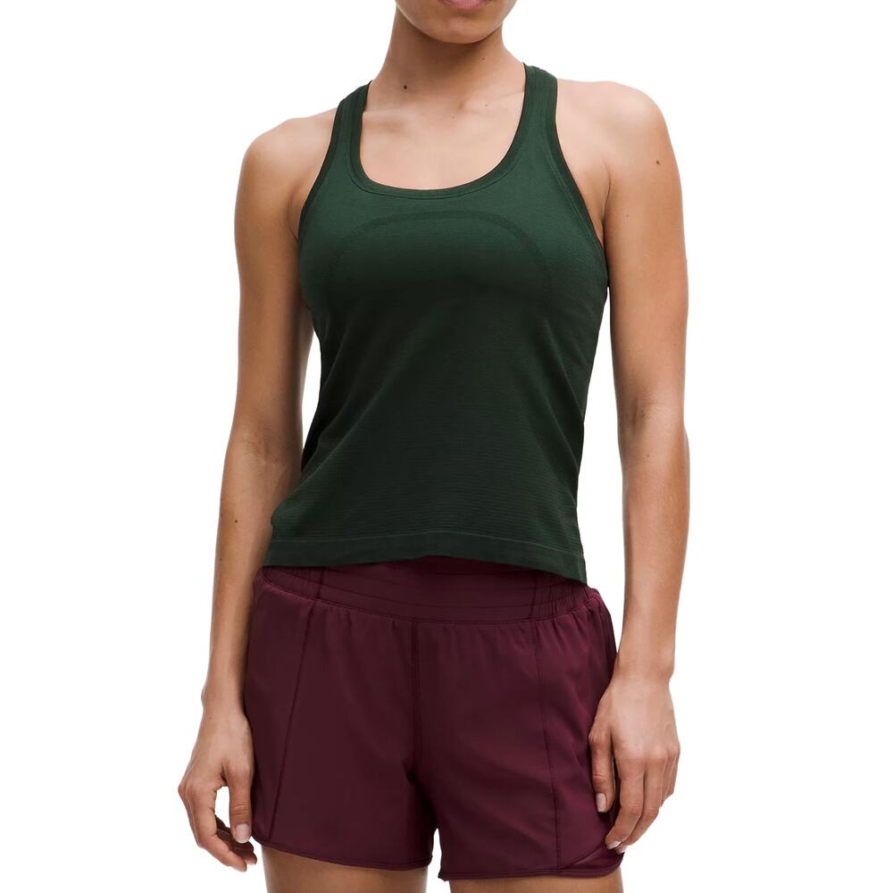 Lululemon Swiftly Tech Scoopneck Tank Sz 6 New $58 Green Race Waist Length Top - Picture 8 of 10